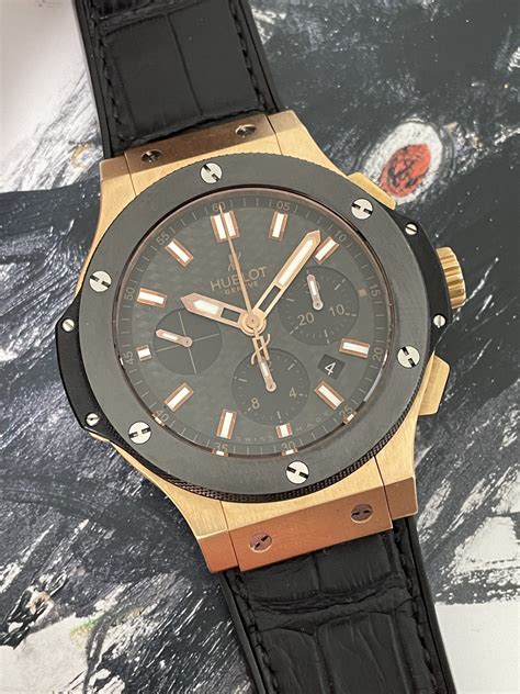 hublot solid rose gold face carbon fiber|Hublot Big Bang 44 mm Rose gold .